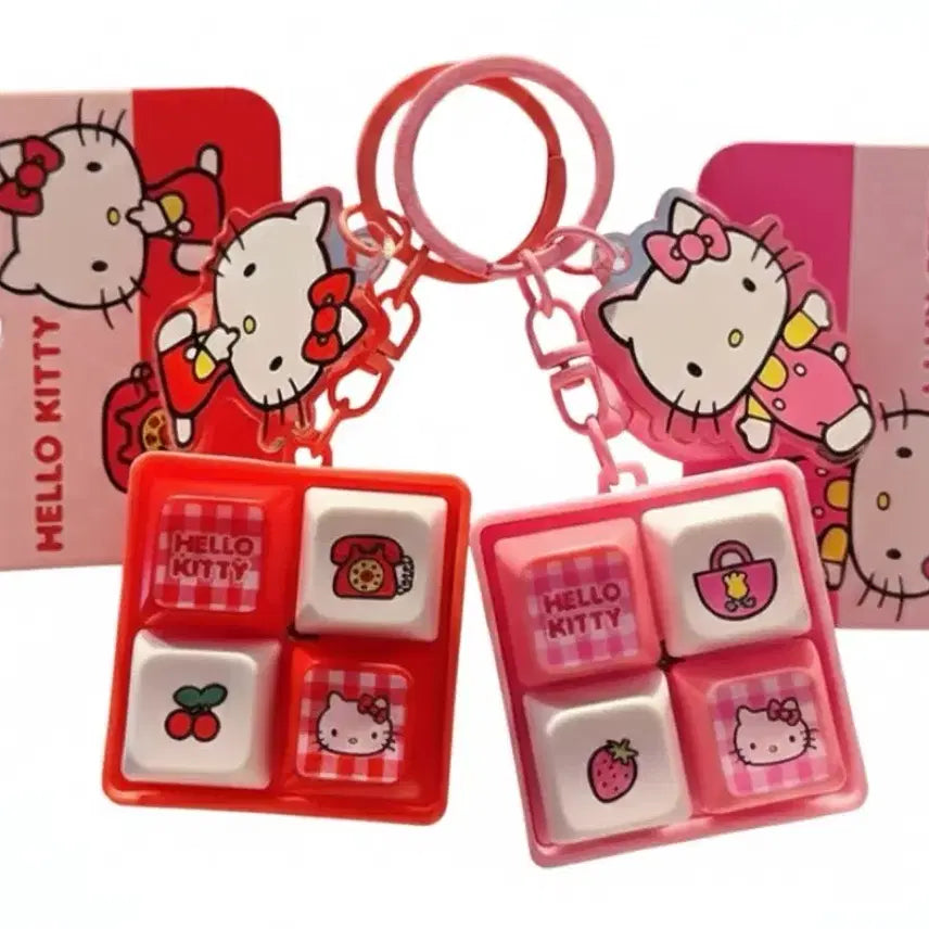 [BUNJANG] Sanrio Hello Kitty LED Keycap Set (4 Keys) / 정품 헬로키티 키캡 LED 4구