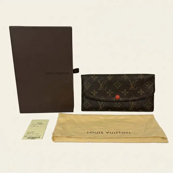 [BUNJANG] Louis Vuitton Emily Wallet Orange / 루이비통 장지갑 에밀리 오렌지 (OS)