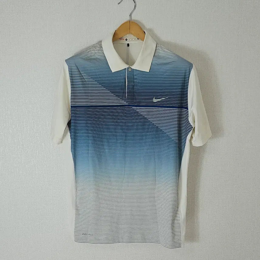 [BUNJANG] Nike Golf Dri-FIT Tiger Woods Collection Short Sleeve Polo Shirt / 나이키 골프 드라이핏 반팔 카라티 피케티 폴로 타이거우즈 컬렉션 M 95