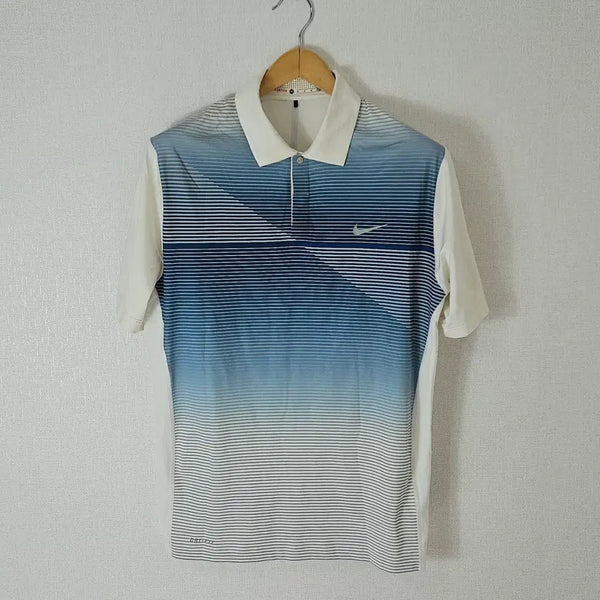 [BUNJANG] Nike Golf Dri-FIT Tiger Woods Collection Short Sleeve Polo Shirt / 나이키 골프 드라이핏 반팔 카라티 피케티 폴로 타이거우즈 컬렉션 M 95
