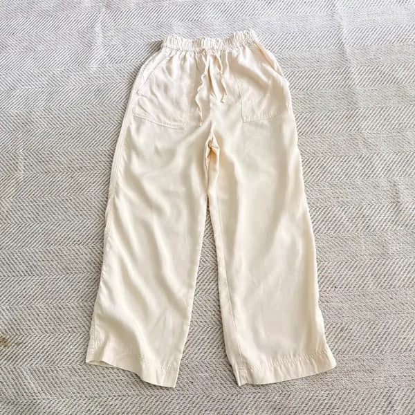 [BUNJANG] 8 Seconds Cream Wide Pants / 에잇세컨즈 8 Seconds 크림색 와이드 팬츠