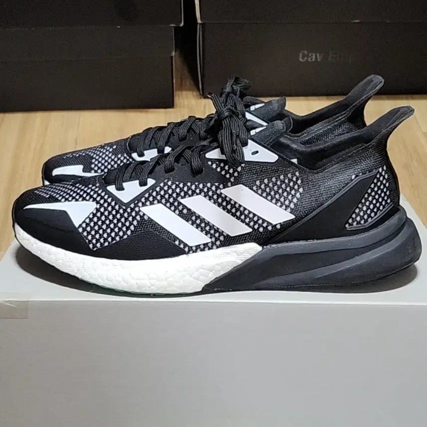 [BUNJANG] Adidas X9000 Running Shoes Black/White (280mm) / 아디다스 280 X9000 검흰