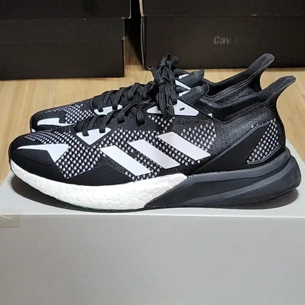 [BUNJANG] Adidas X9000 Running Shoes Black/White (280mm) / 아디다스 280 X9000 검흰