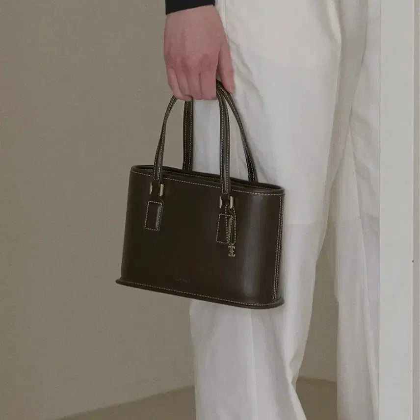 [BUNJANG] Polneua Mini Burrow Bag Marron Stitch / [가격내림]폴뉴아 미니 버로우백 마론 스티치