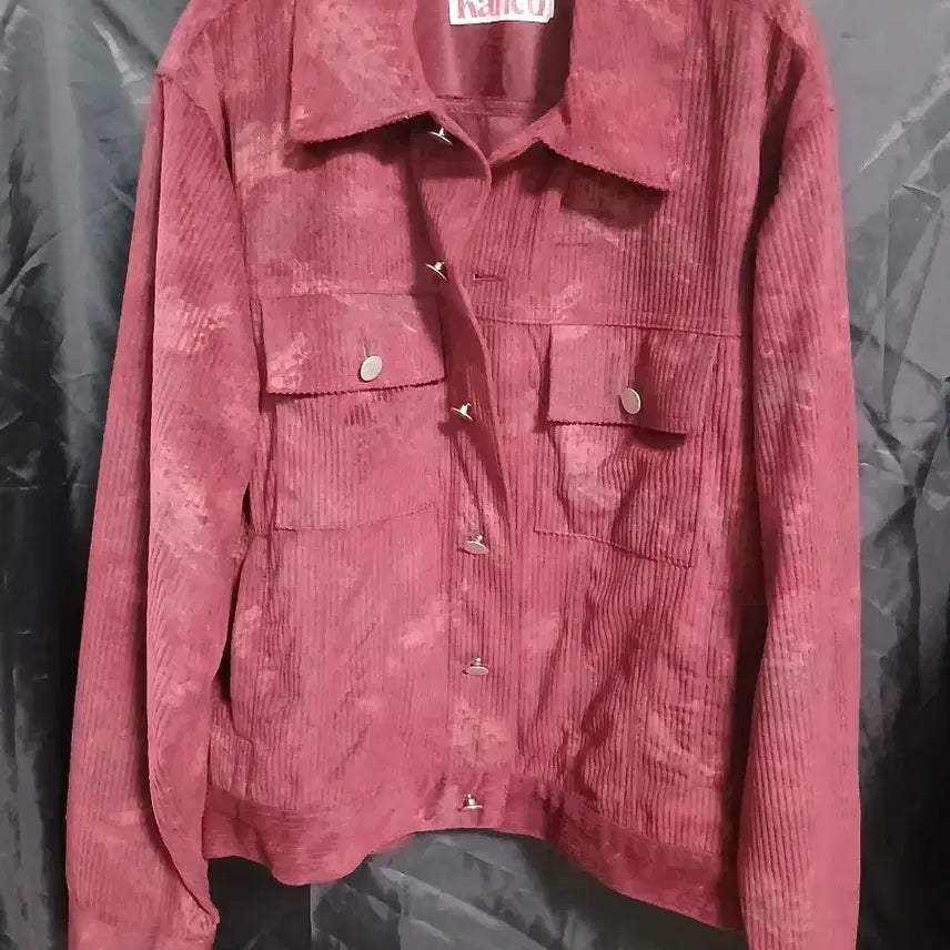 [BUNJANG] Kanco Corduroy Burgundy Jacket & Pants Set-up / Kanco 칸코 코듀로이 버건디 자켓, 팬츠 셋업