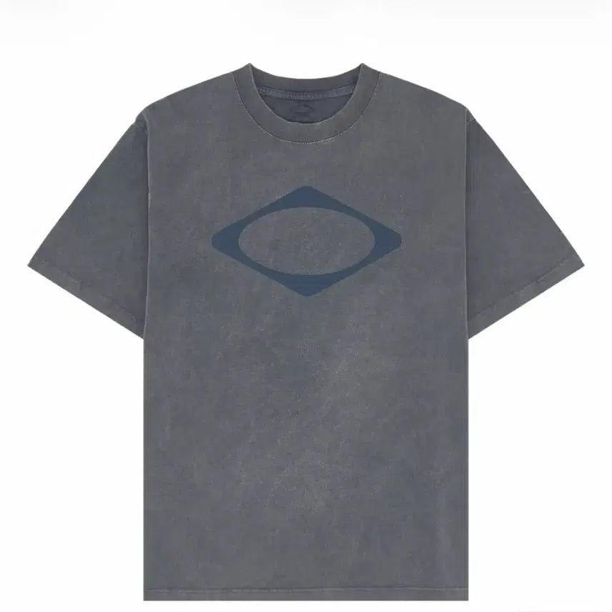 [BUNJANG] Mischief Rhombus Washed Basic T-shirt Bleached Navy / 미스치프 롬버스 워시드 베이직 티셔츠 블리치드 네이비