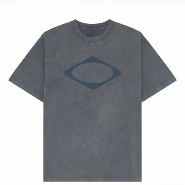 [BUNJANG] Mischief Rhombus Washed Basic T-shirt Bleached Navy / 미스치프 롬버스 워시드 베이직 티셔츠 블리치드 네이비