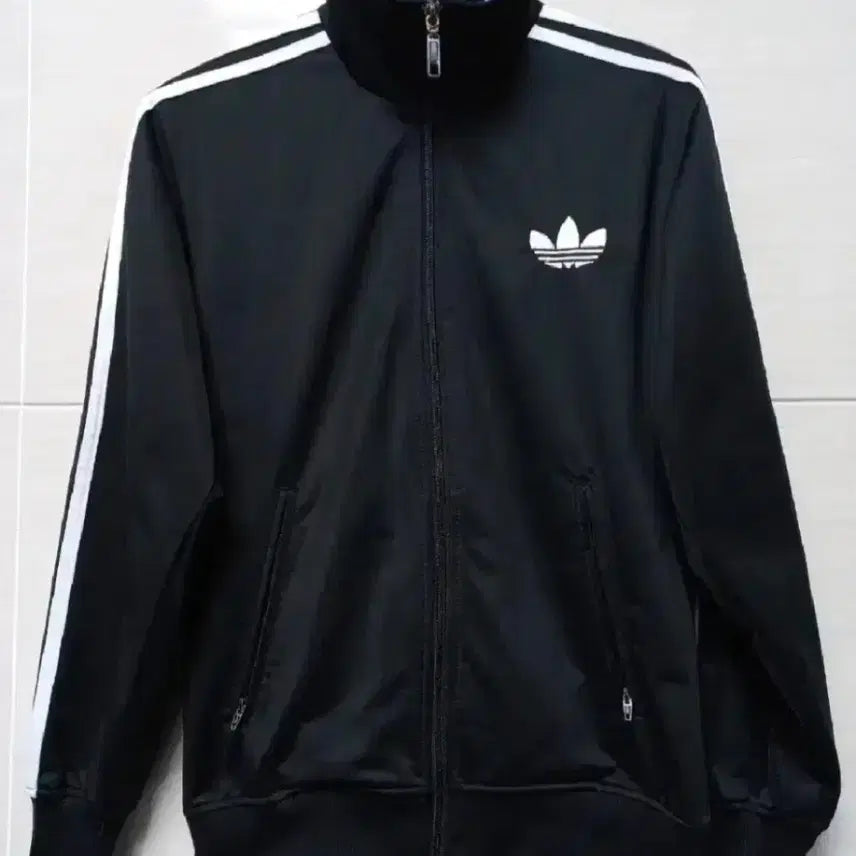[BUNJANG] Adidas Firebird Black Track Top Jersey Full Zip Jacket Size M / 아디다스 파이어버드 블랙 검정 트랙탑 저지 져지집업 95/M