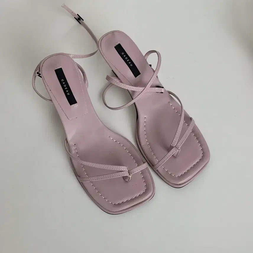 [BUNJANG] The Mui Lavender Strap Heels / 더무이 라벤더 스트랩 힐 구두