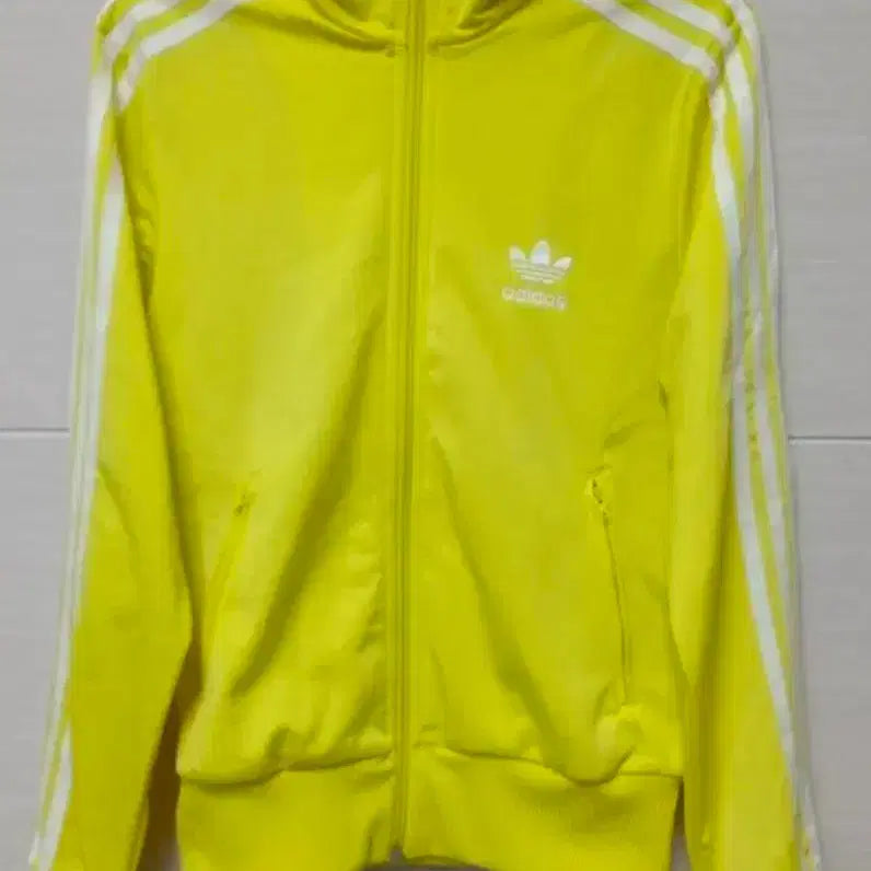 [BUNJANG] Adidas Europa Track Top Jersey White Lemon XS / 아디다스 유로파 레몬화이트 노흰 트랙탑 저지 져지집업 85/XS