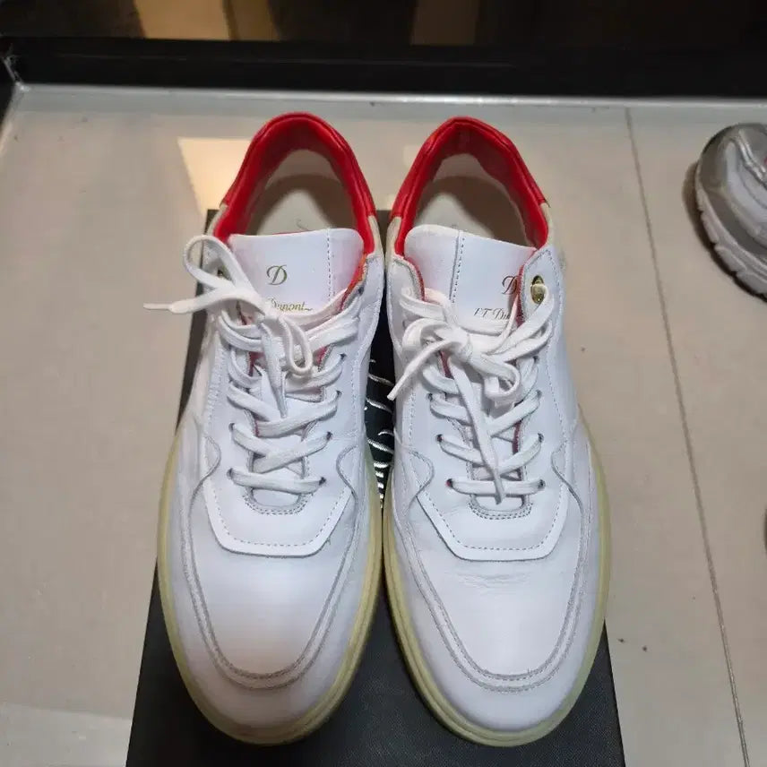 [BUNJANG] Dupont Handmade Italian Leather Sneakers / 프랑스명품 듀퐁 핸드메이드 스니커즈 수입라인 유일매물