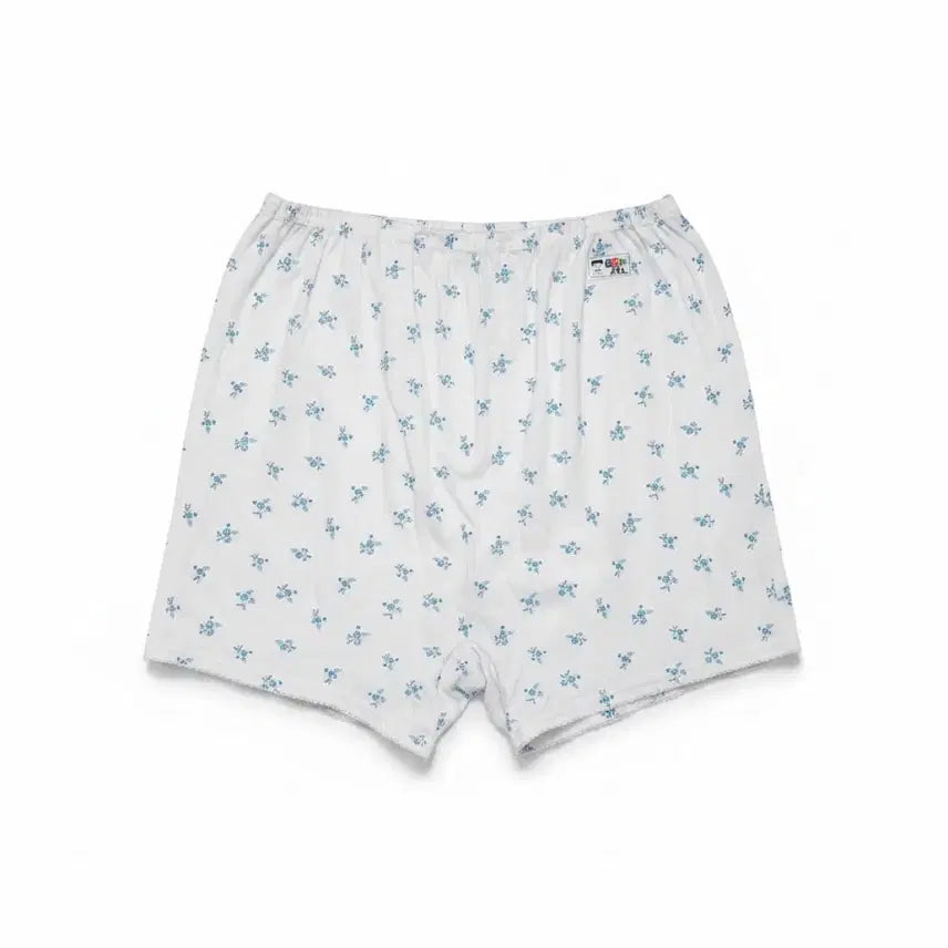 [BUNJANG] Women's 2XL Floral Pattern Cotton Pajama Shorts / 특가/새상품/여성2XL/ 면100 플로럴 패턴 반바지 속바지 잠옷 bl