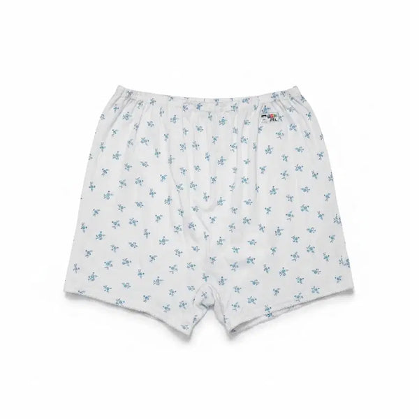 [BUNJANG] Women's 2XL Floral Pattern Cotton Pajama Shorts / 특가/새상품/여성2XL/ 면100 플로럴 패턴 반바지 속바지 잠옷 bl