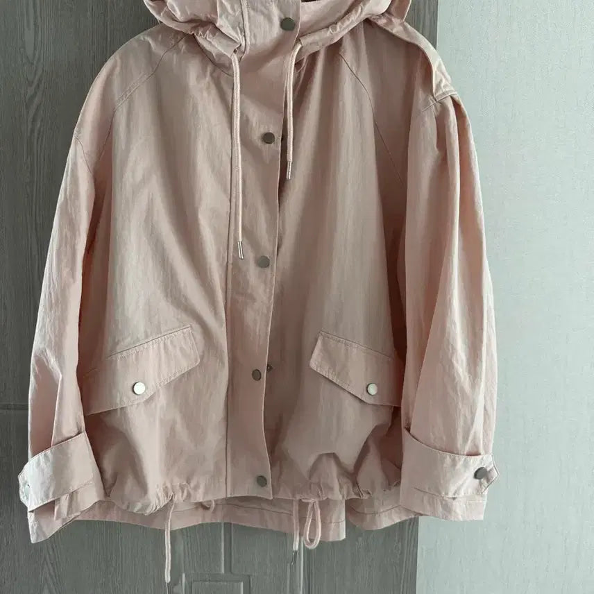 [BUNJANG] NANING9 Pink Hooded Jumper / NANING9 난닝구 핑크 후드점퍼