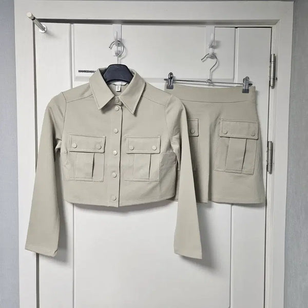 [BUNJANG] H&M Jacket Skirt Set XS / [새제품] H&M 자켓 스커트 세트