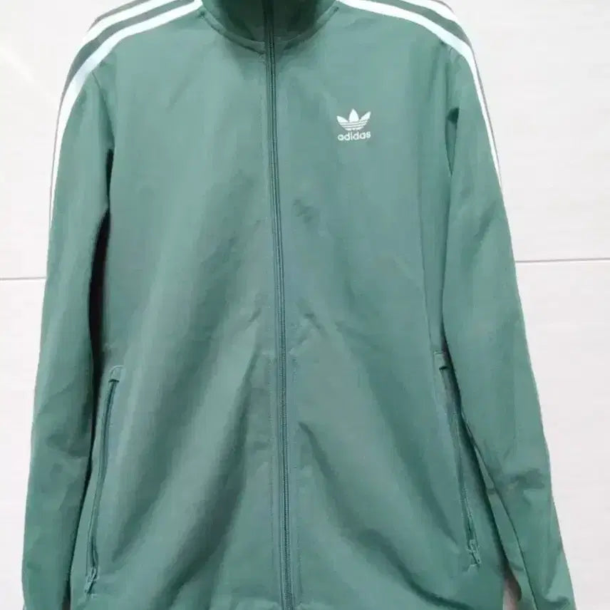 [BUNJANG] Adidas Beckenbauer Track Top Jersey Jacket Khaki Size S / 아디다스 베켄바우어 연카키 트랙탑 저지 져지집업 90/S