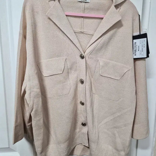 [BUNJANG] System Women's Knit Cardigan Beige / 시스템 여성 니트 가디건 베이지