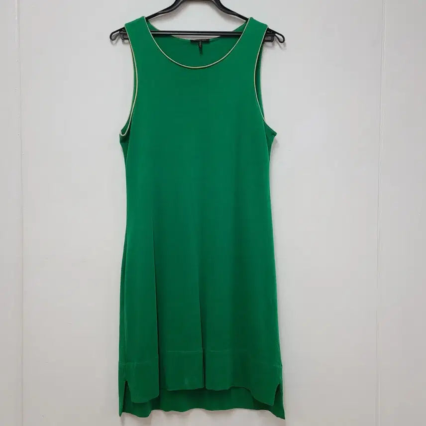 [BUNJANG] Massimo Dutti Green Lyocell Sleeveless Dress / 마시모두띠 원피스 55-66