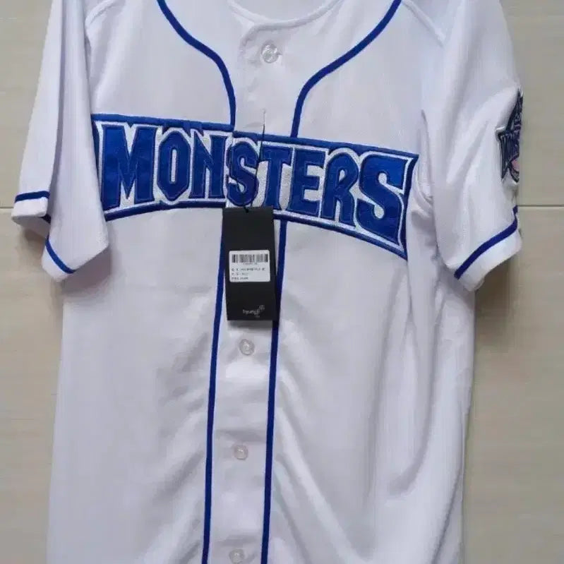 [BUNJANG] Choi Kang Baseball Monsters Home Uniform L/100 / 새상품 최강야구 몬스터즈 홈 유니폼 100/L