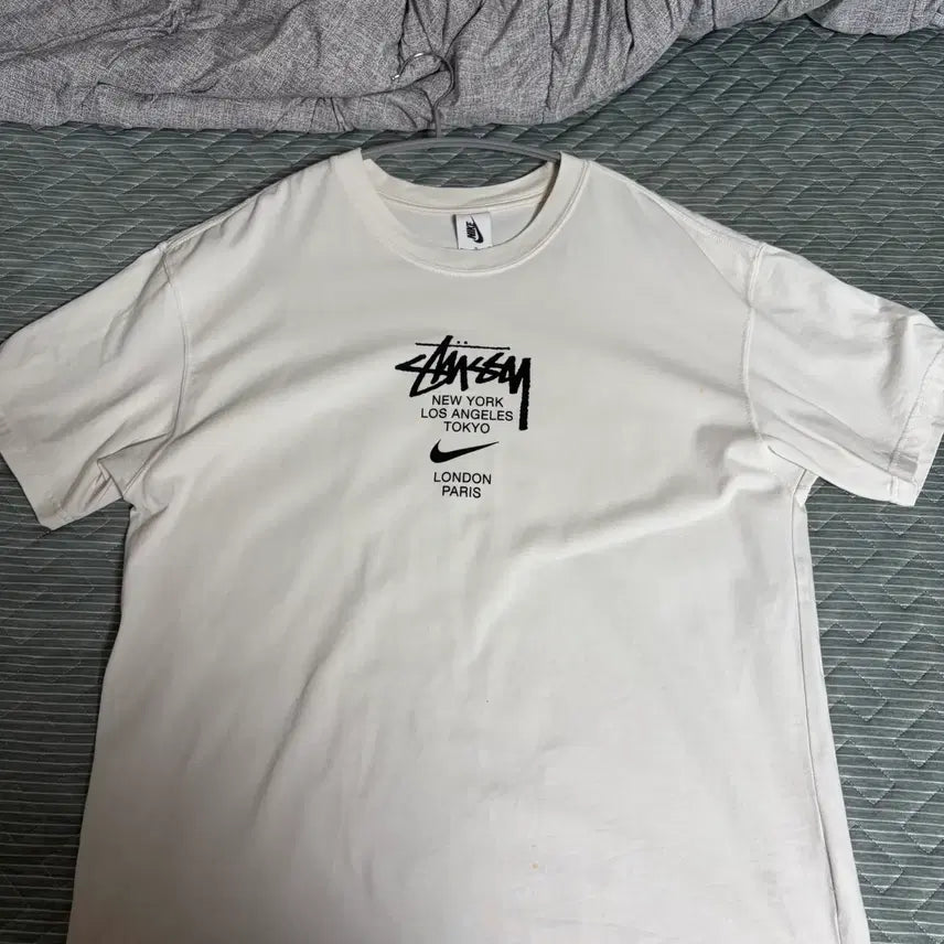 [BUNJANG] Nike x Stussy World Tour T-Shirt XL / 나이키 x 스투시(나투시) 월드투어 티셔츠 XL