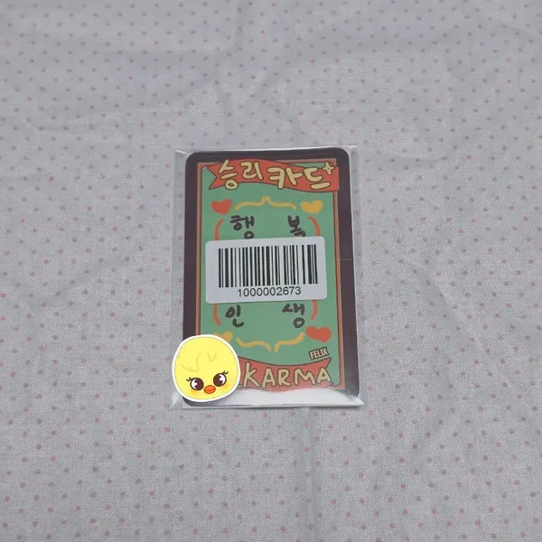 [BUNJANG] Stray Kids Felix Karma Fancam Real Touch Photocard Sealed / 스트레이키즈 카르마 팬즈샵 리얼터치 필릭스 포카 미개봉