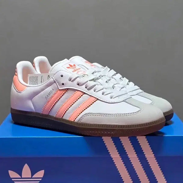 [BUNJANG] Adidas Samba OG Sneakers White Coral Pink / 아디다스 삼바 OG 스니커즈 [새상품]