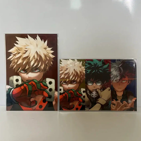 [BUNJANG] My Hero Academia Bakugo Midoriya Todoroki Postcard Set / 나의 히어로 아카데미아 바쿠고 미도리야 토도로키 엽서