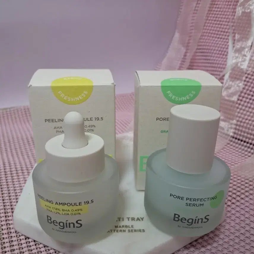 [BUNJANG] JUNGSAEMMOOL Beginus Peeling Ampoule & Serum Set / 비긴스 바이 정샘물 필링앰플&세럼