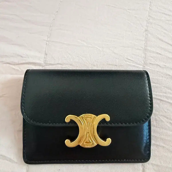 [BUNJANG] Celine Triomphe Wallet Black / 셀린느 트리오페 지갑 블랙