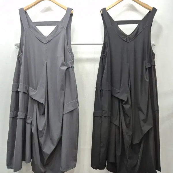 [BUNJANG] Women's Summer Strappy Long Dress / 연예인 스타일 멜빵 여름 롱 원피스