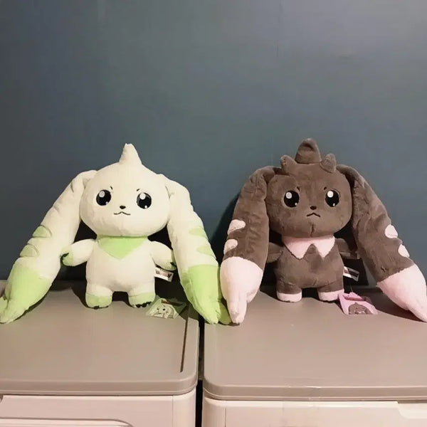 [BUNJANG] Digimon Tamers Terriermon Lopmon Medium Plush Set Bundle / 디지몬 테이머즈 테리어몬 로프몬 중형인형 세트 일괄