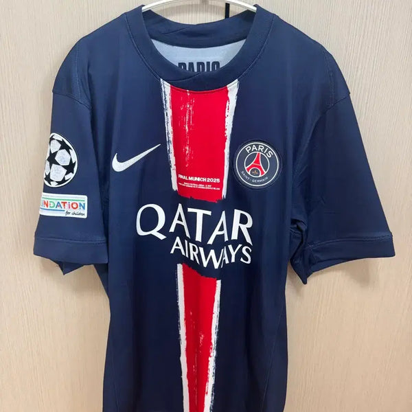 [BUNJANG] Paris Saint-Germain 24/25 Champions League Winning Jersey (Size S) / 파리생제르망 24/25 챔스우승 유니폼