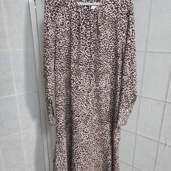 [BUNJANG] The Edge Pattern One-Piece Dress Size 66 / 더엣지 윈피스66 패턴원피스 새제품  편하고 이쁨*