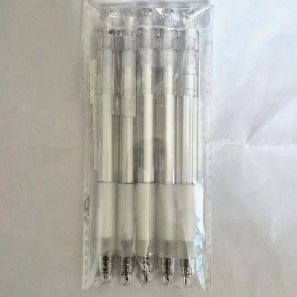 [BUNJANG] Transparent Cutter Pen Set (5 Pieces) / 투명 커터칼 펜 5개 세트