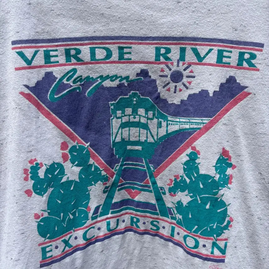 [BUNJANG] 90s Oneita Original USA Vintage Verde River Canyon Excursion T-Shirt / 90s 오니타(Oneita) 오리지널 미국 빈티지