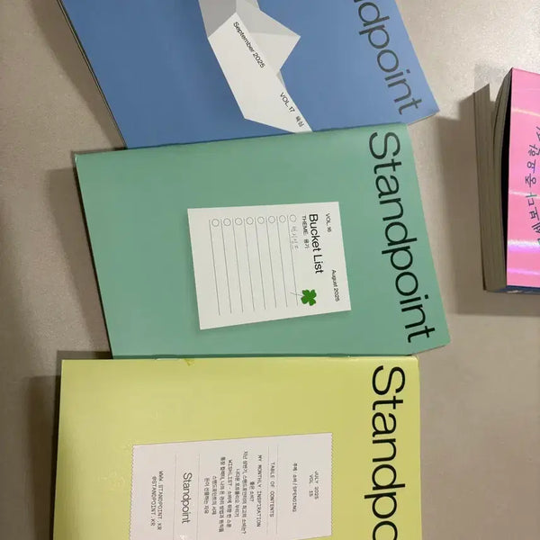 [BUNJANG] Standpoint Magazine Vol. 1-3 / 스탠드포인트 잡지 3권