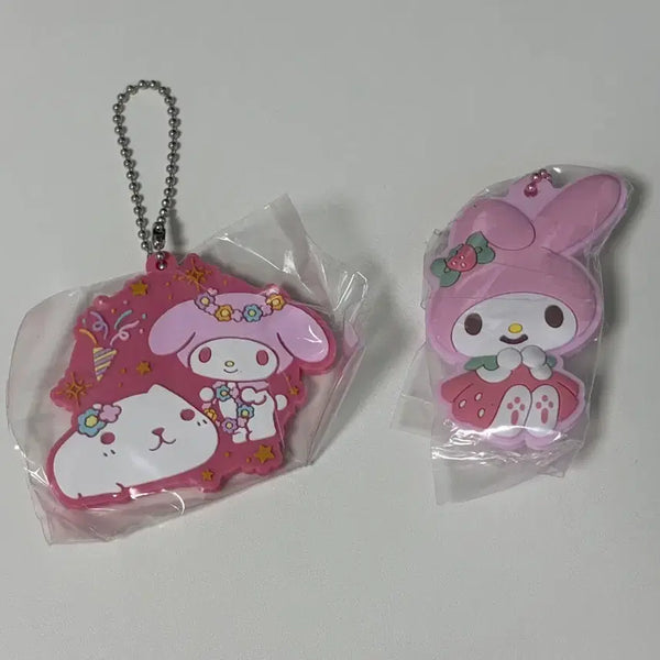 [BUNJANG] Sanrio Kapibarasan, Ichigo, My Melody Keychain Gacha Bundle Set / (일괄) 산리오 카피바라상 딸기 마이멜로디 키링 가챠