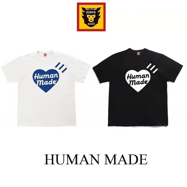 [BUNJANG] Human Made Heart Logo T-Shirt / 휴먼메이드 하트 반팔티셔츠