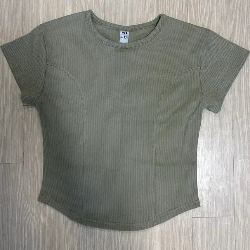 [BUNJANG] YOUNG Olive Short Sleeve Knit Sweater / 반팔 니트