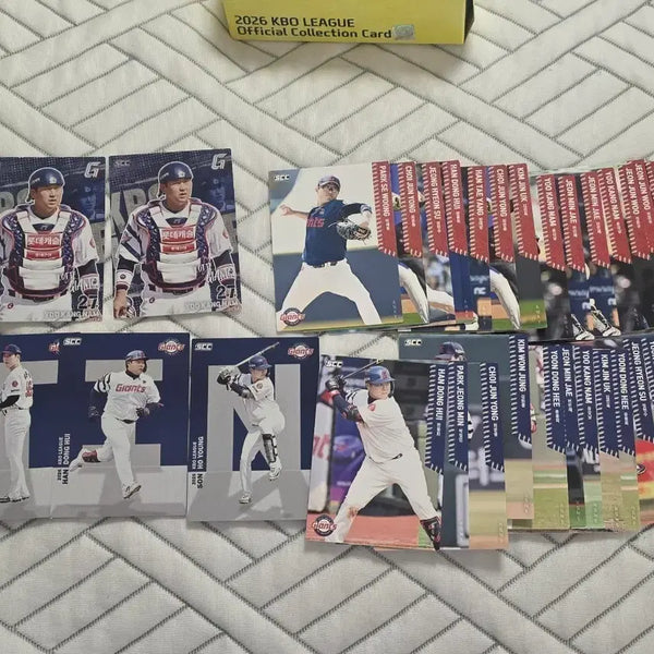 [BUNJANG] KBO Lotte Baseball Cards Bundle / KBO 크보카드 롯데 홀로 유강남 알파벳 손호영 한동희 최준용