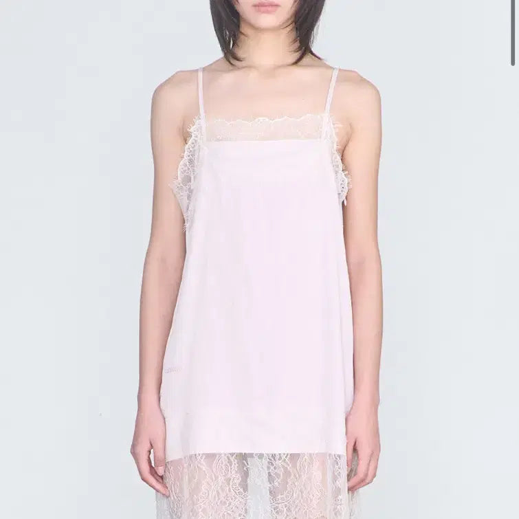 [BUNJANG] Cerric Lace Slip Dress Pink / Cerric lace slip dress pink 세릭 레이스 원피스