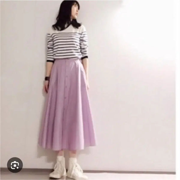 [BUNJANG] Uniqlo Button Circular Skirt (M) / 유니클로 버튼 서큘러 스커트M