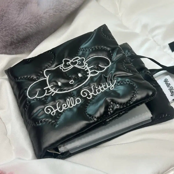 [BUNJANG] Hello Kitty Monot Black 3-Ring Binder Diary / 헬로키티 모노 블랙 3공 바인더 다이어리