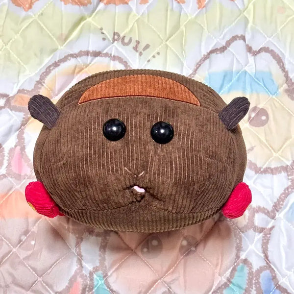 [BUNJANG] PUI PUI Molcar Corduroy Teddy Plush Doll Medium Size / 뿌이뿌이 모루카 골덴 코듀로이 누이구루미 테디 중 사이즈