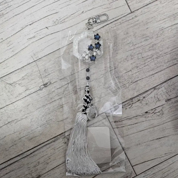 [BUNJANG] Kwokka's Workshop Tiger Mother-of-Pearl Norigae Keychain / 미사용 쿼카의공방 범호 자개 노리개 키링
