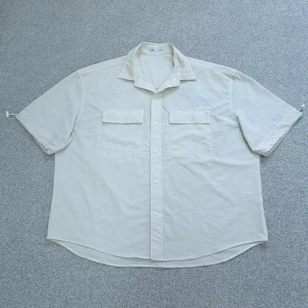 [BUNJANG] Zara XL Short Sleeve Shirt / XL 자라 반팔 셔츠 | 0603C02