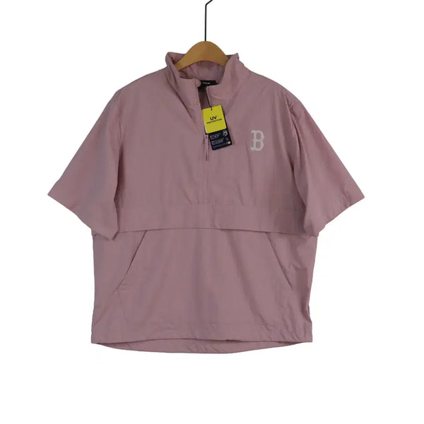 [BUNJANG] MLB Woven Half-Zip Anorak Windbreaker S New / MLB 우븐 반집업 S 새상품 고프코어 아노락 바람막이