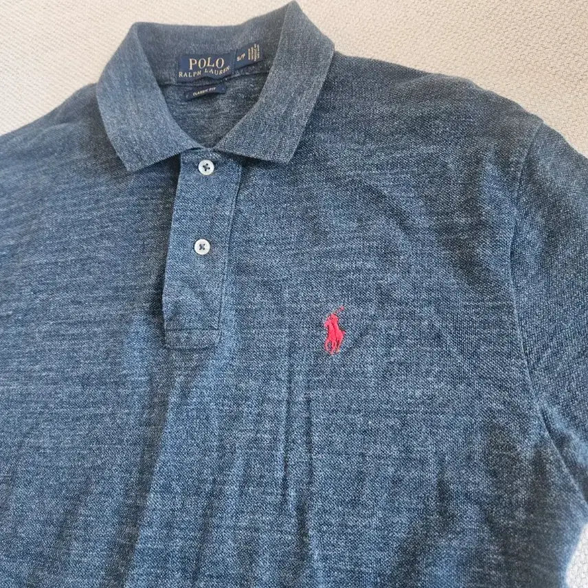 [BUNJANG] Polo Ralph Lauren Classic Fit Pique Polo Shirt Navy / 폴로 랄프로렌 클래식핏 피케 카라티 S/P