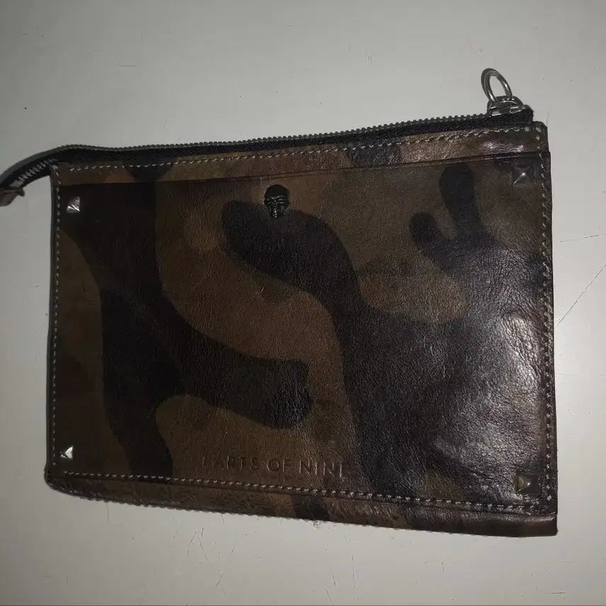 [BUNJANG] Parts Nine Handmade Leather Mini Clutch Japan / 재팬 파츠나인 수제 가죽 미니 클러치 일본