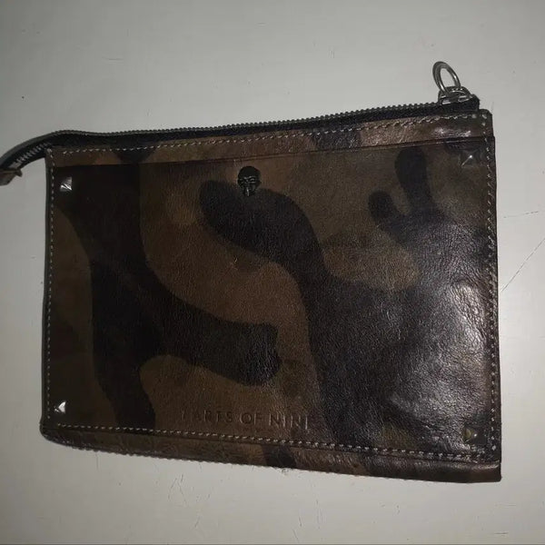 [BUNJANG] Parts Nine Handmade Leather Mini Clutch Japan / 재팬 파츠나인 수제 가죽 미니 클러치 일본